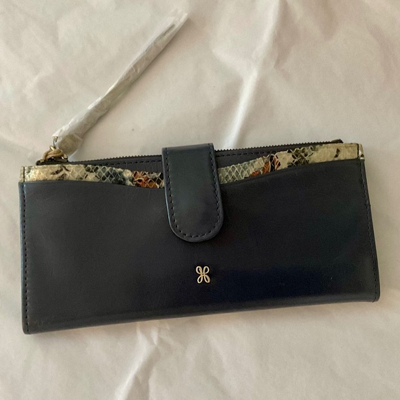 HOBO Max Continental Wallet - Blue Stone - NWT - Picture 1 of 10